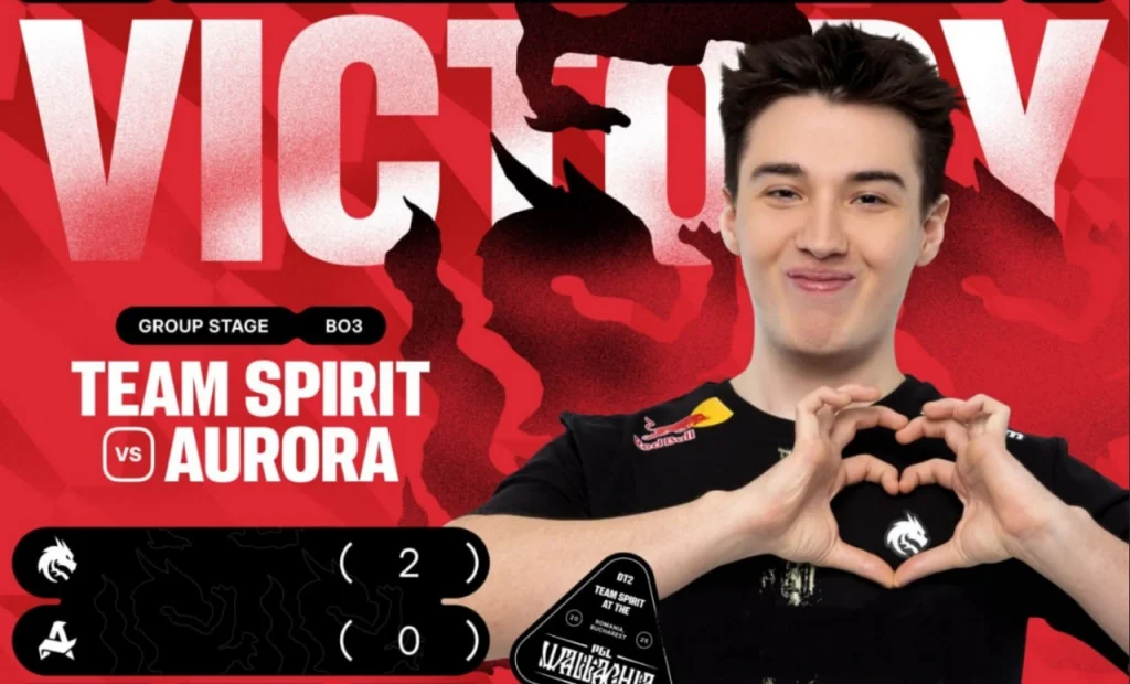 Team Spirit вышла в плей-офф PGL Wallachia Season 4, одолев Aurora