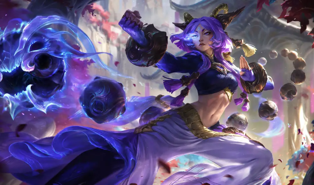 Геймплей и сплэш-арт Yunara - нового ADC в League of Legends