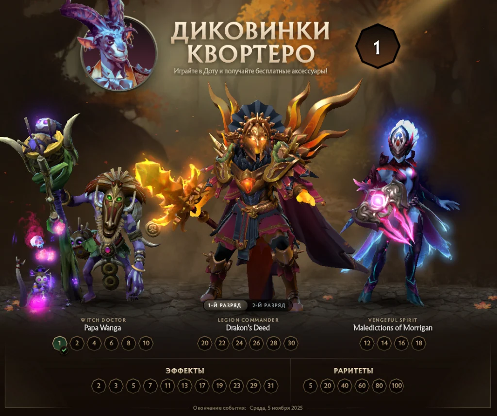 Обновление Dota 2: исправлены эффекты события «Диковинки Квортеро»