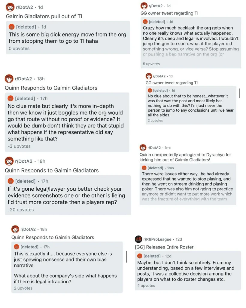 «Мув на яйцах от GG оставить игроков без TI». На Reddit нашли тайный аккаунт президента Gladiators
