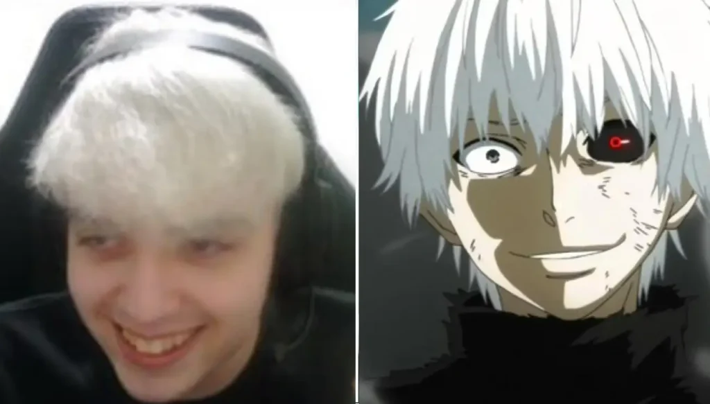 Nightfall покрасил волосы в пепельный: «Mode: Kaneki»