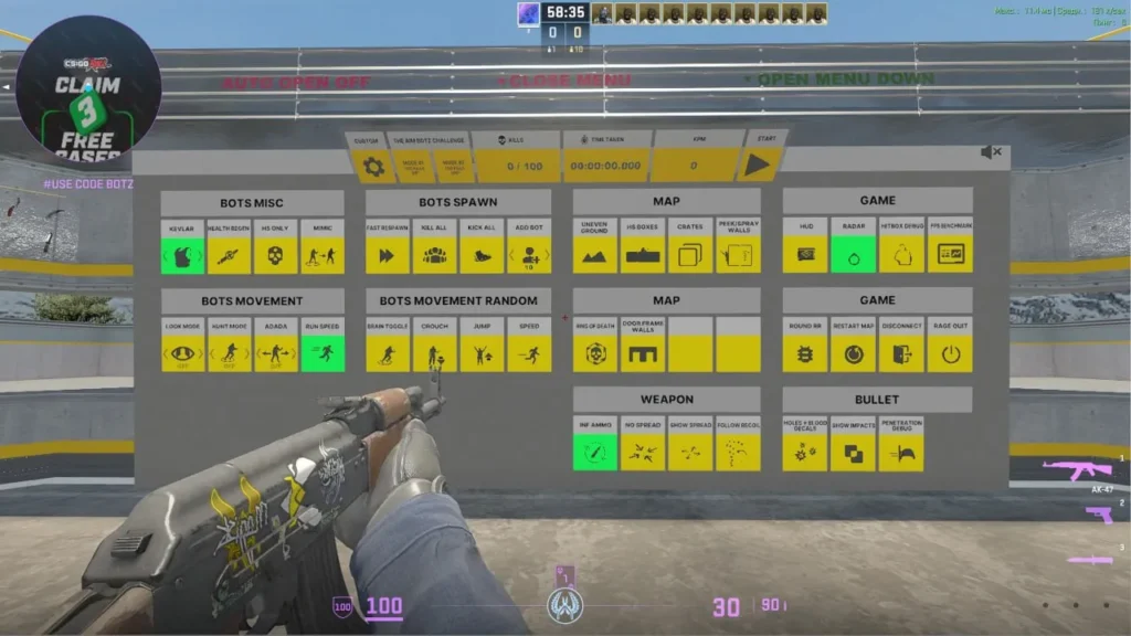 Лучшие карты для тренировки аима и стрельбы в CS 2