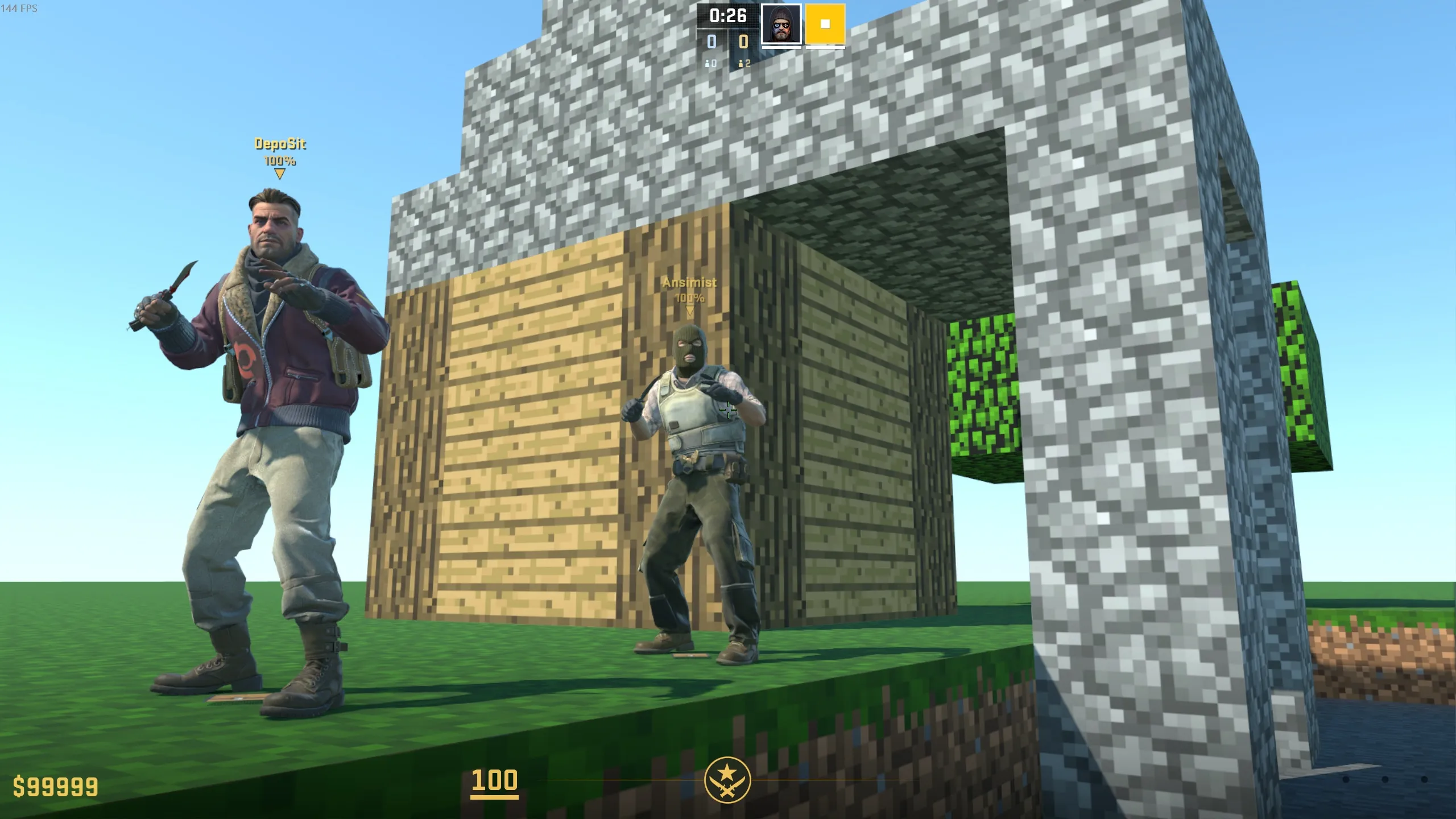Cs2 Minecraft Modpack В CS2 сделали многопользовательскую карту со строительством из ...