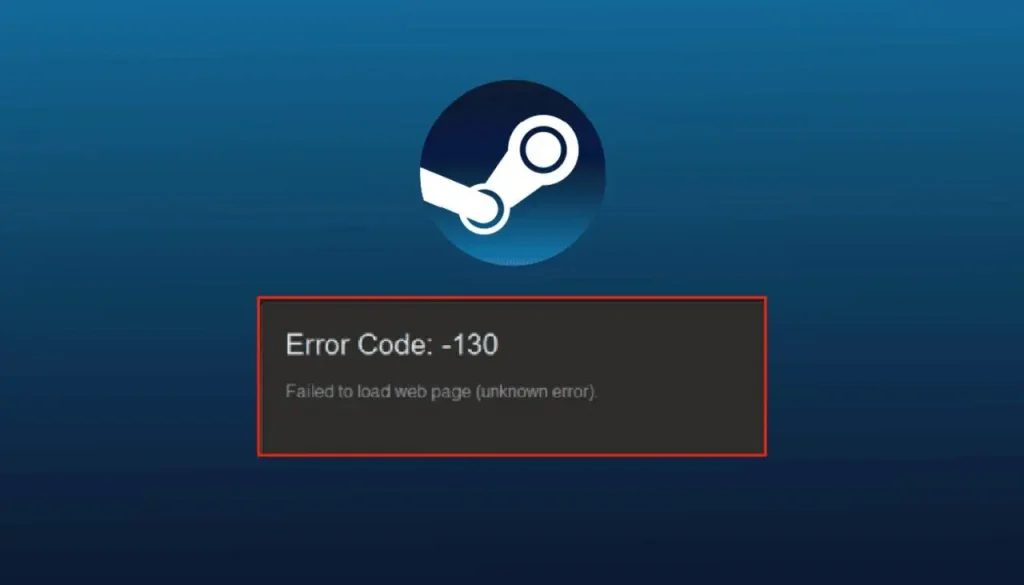 Ошибка Steam 130: как исправить