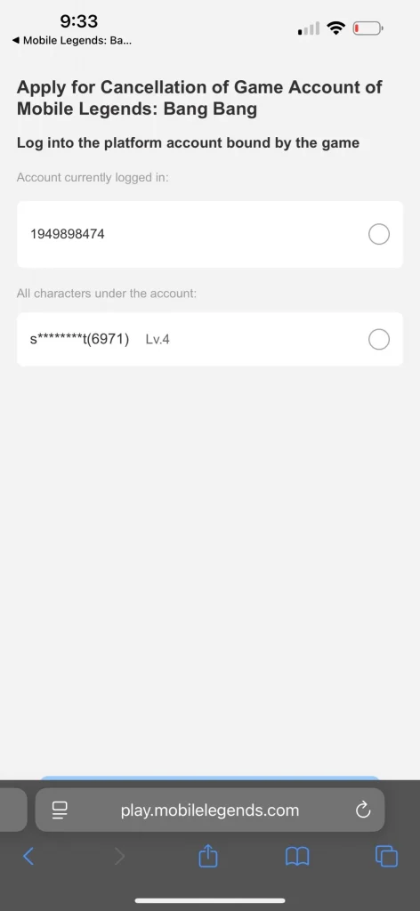 Как создать новый аккаунт в MLBB