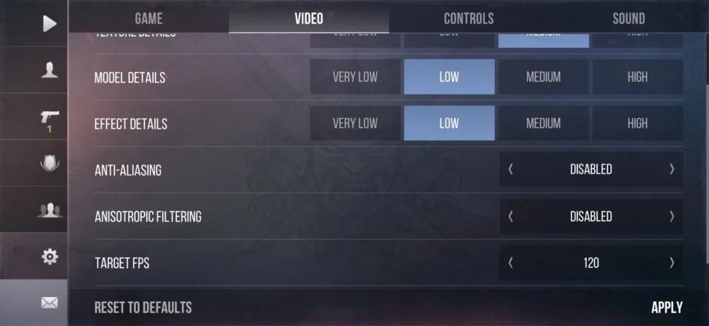 Как повысить FPS в Standoff 2 до 90, 120 и 144?