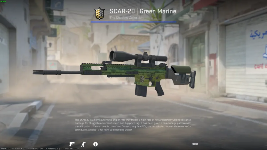 Зеленый сет скинов