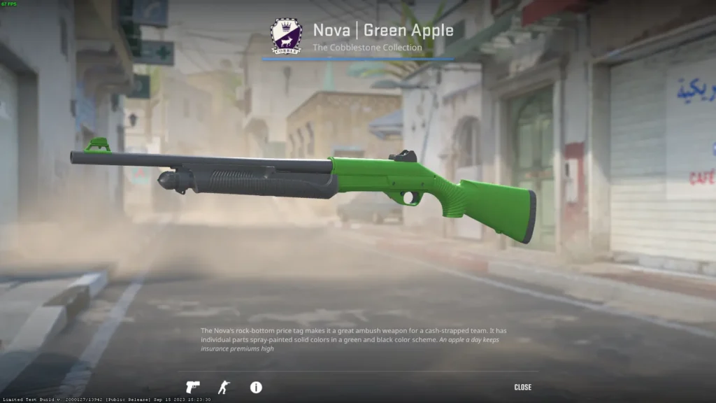 Зеленый сет скинов