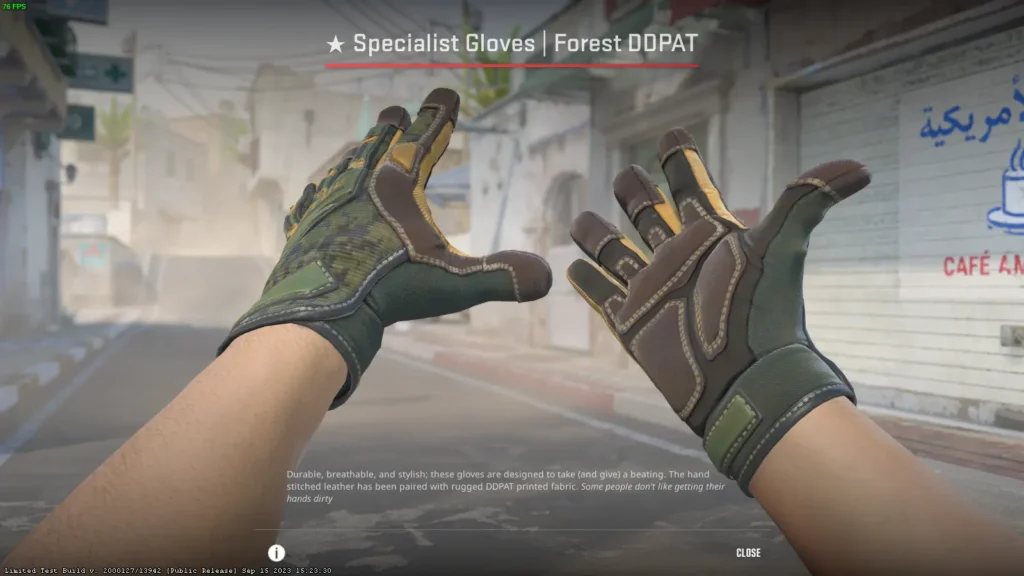 Зеленый сет скинов