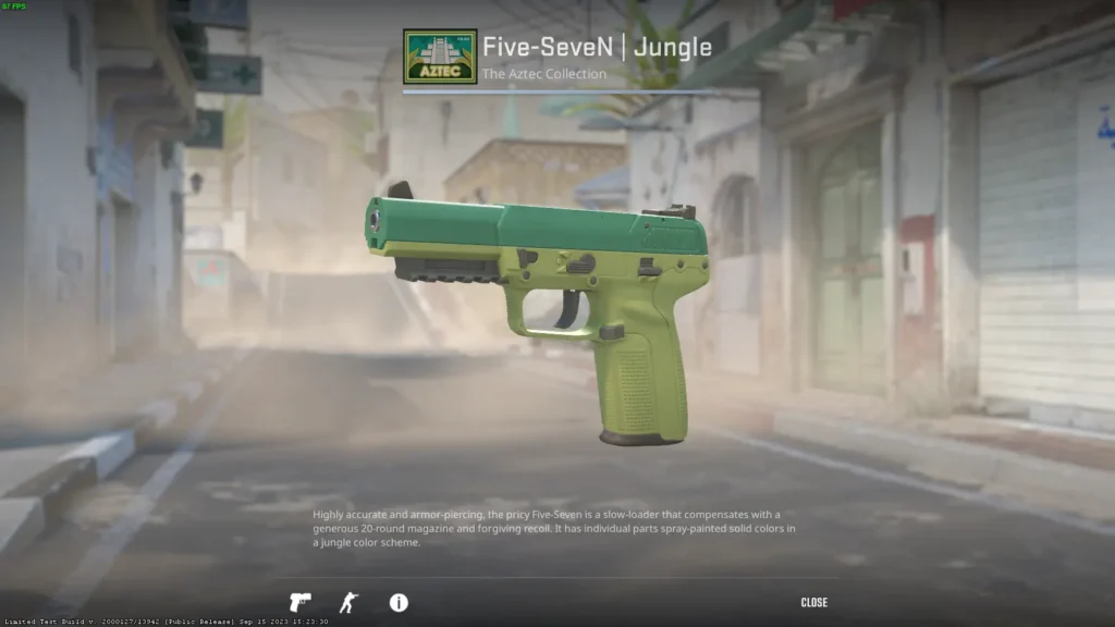 Зеленый сет скинов