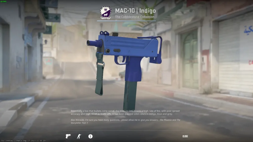 Синий сет скинов