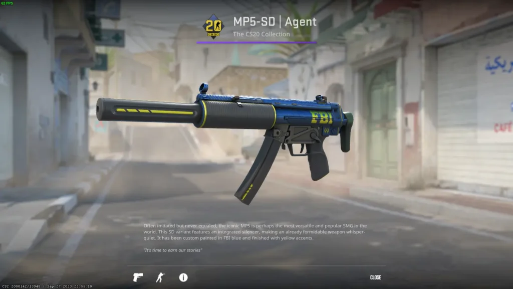 Синий сет скинов