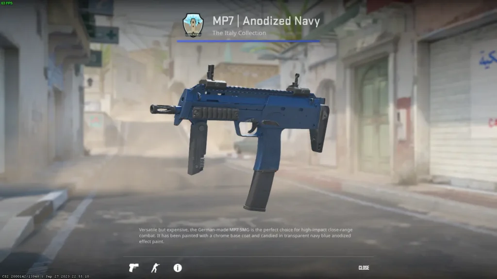 Синий сет скинов