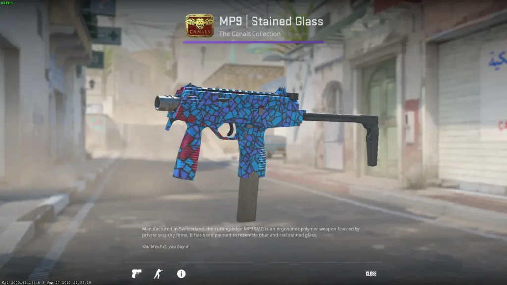 Синий сет скинов