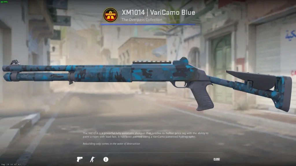 Синий сет скинов