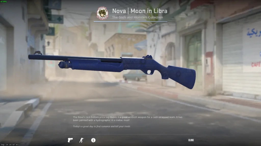 Синий сет скинов