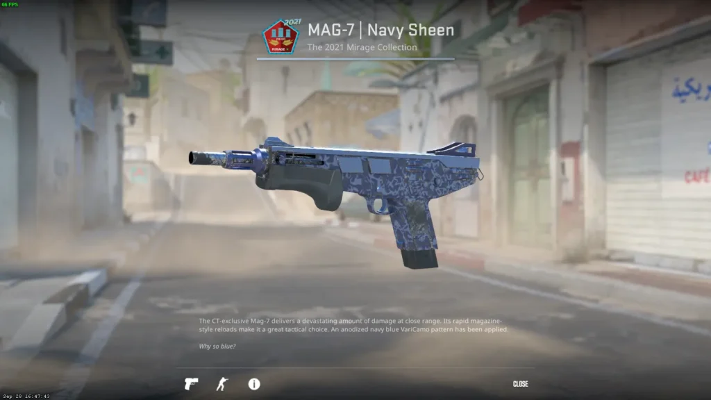 Синий сет скинов