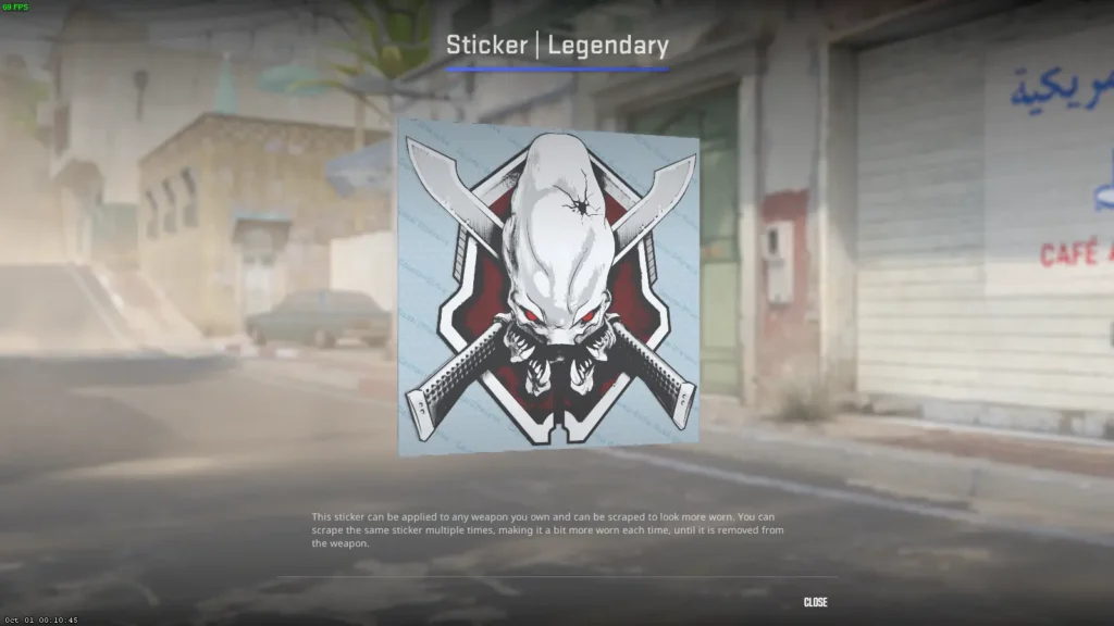 Все наклейки белого цвета