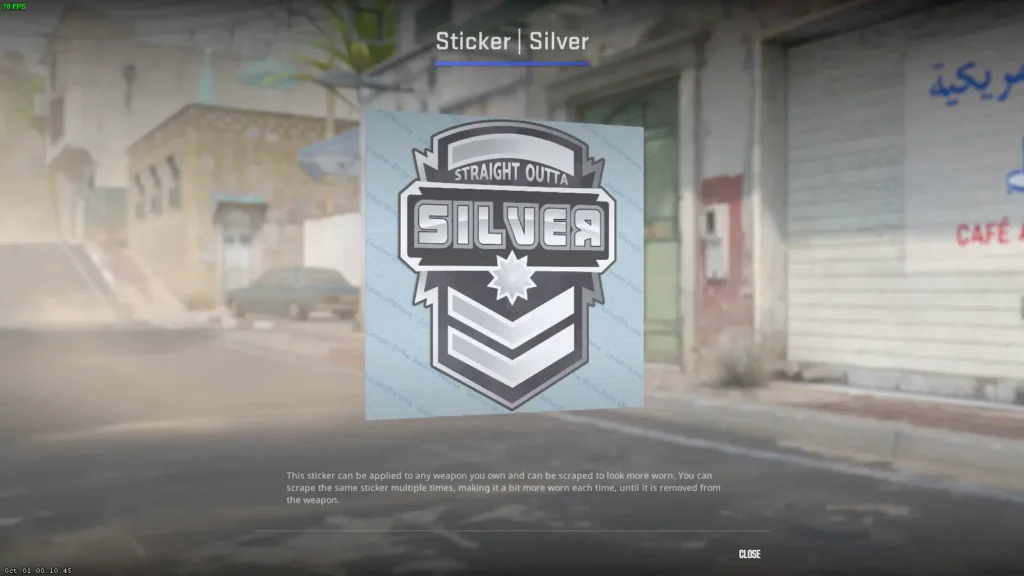 Все наклейки белого цвета