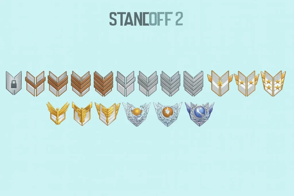 Все звания в Standoff 2: список и ММР Все звания в Standoff 2: список и ММР