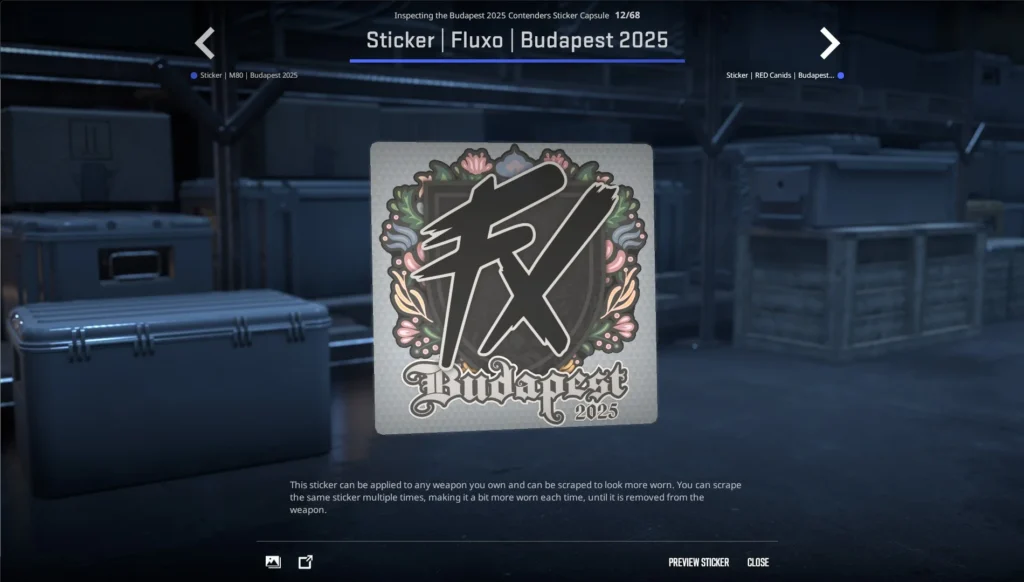 Стикеры команд на StarLadder Budapest Major