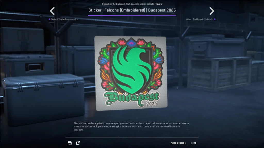 Стикеры команд на StarLadder Budapest Major