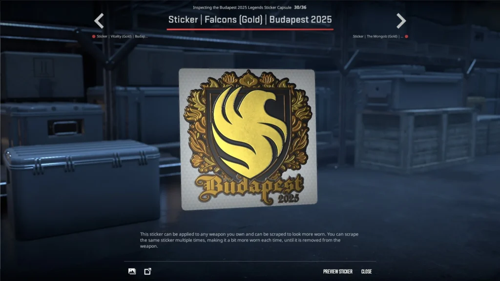 Стикеры команд на StarLadder Budapest Major