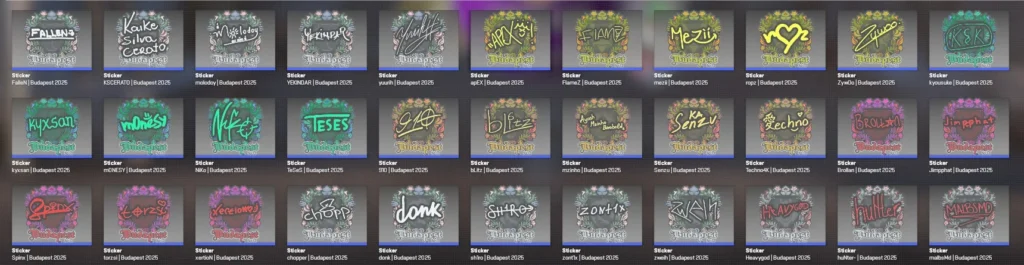 Все автографы StarLadder Budapest Major