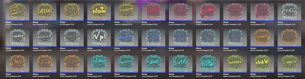 Все автографы StarLadder Budapest Major