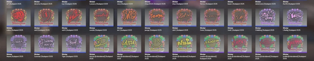 Все автографы StarLadder Budapest Major