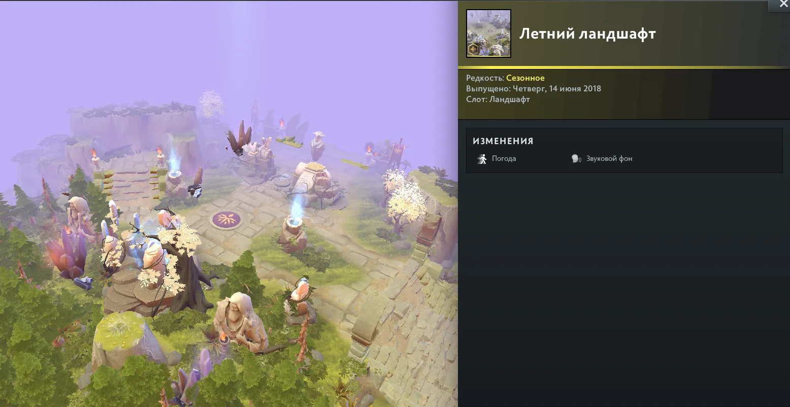 Все ландшафты в Dota 2: какие есть и как получить