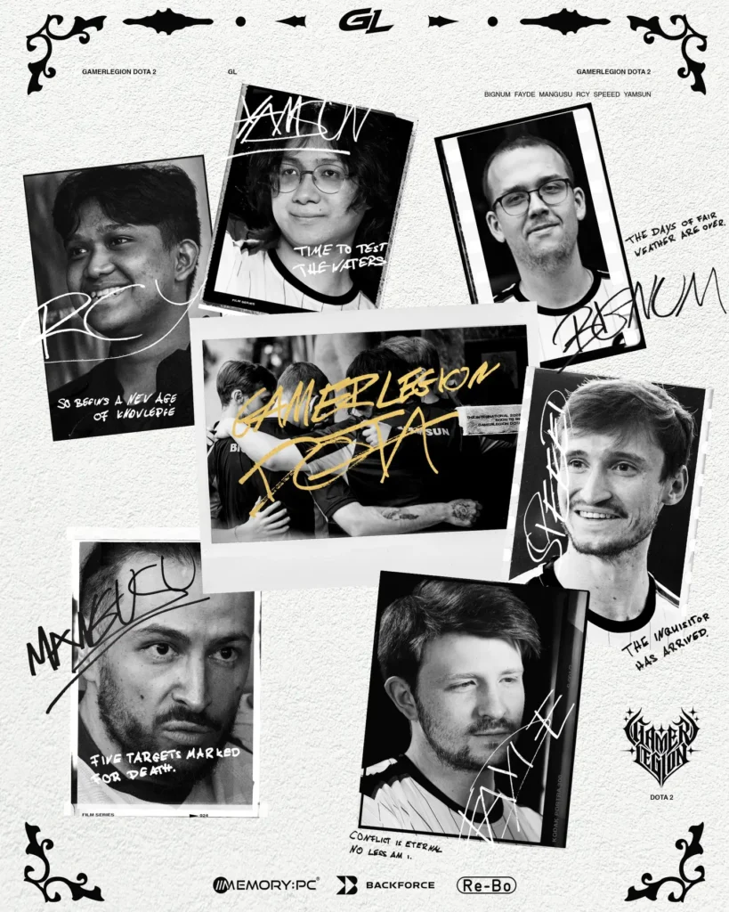 GamerLegion подписала экс-состав Wildcard по Dota 2 с Bignum и Yamsun