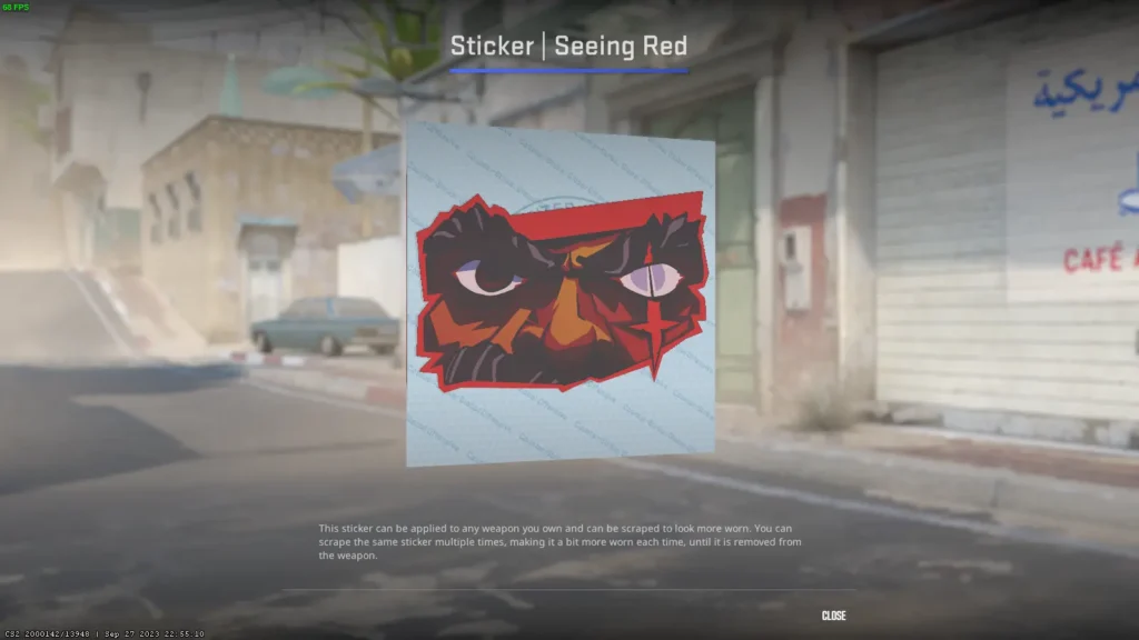 Наклейки красного цвета