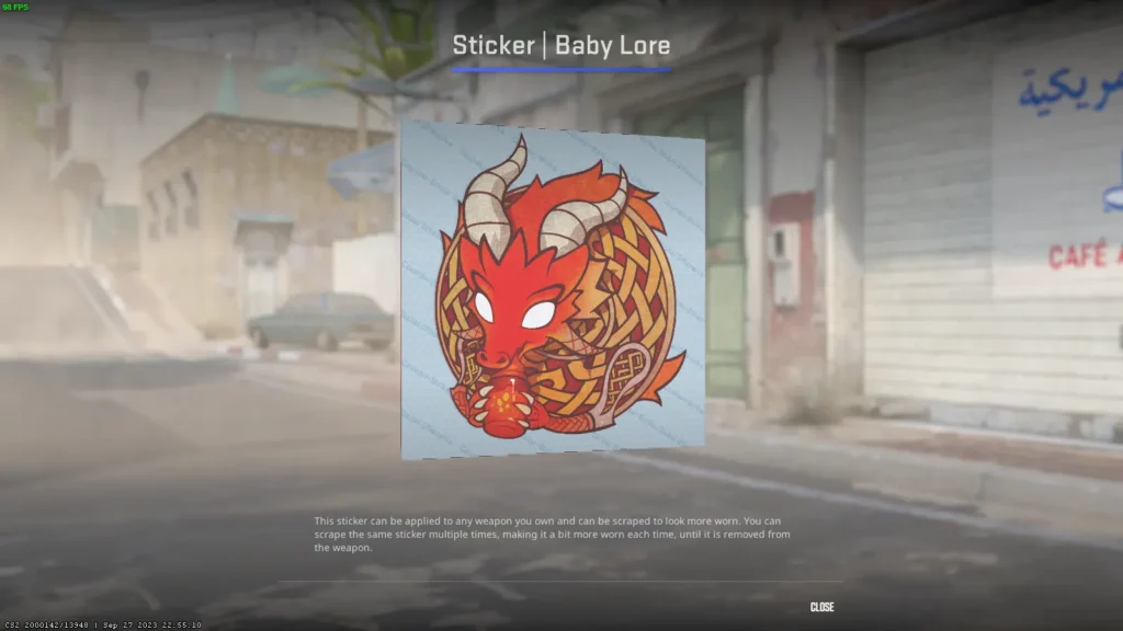 Наклейки красного цвета