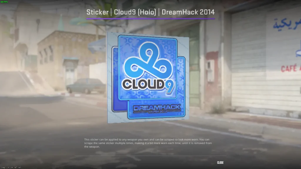 Наклейки синего цвета