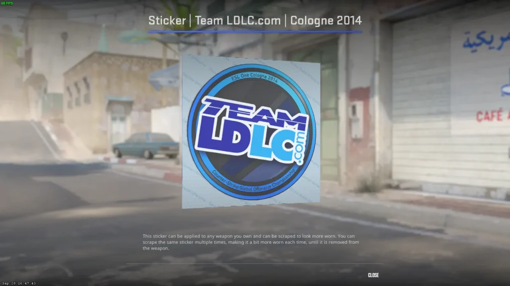 Наклейки синего цвета