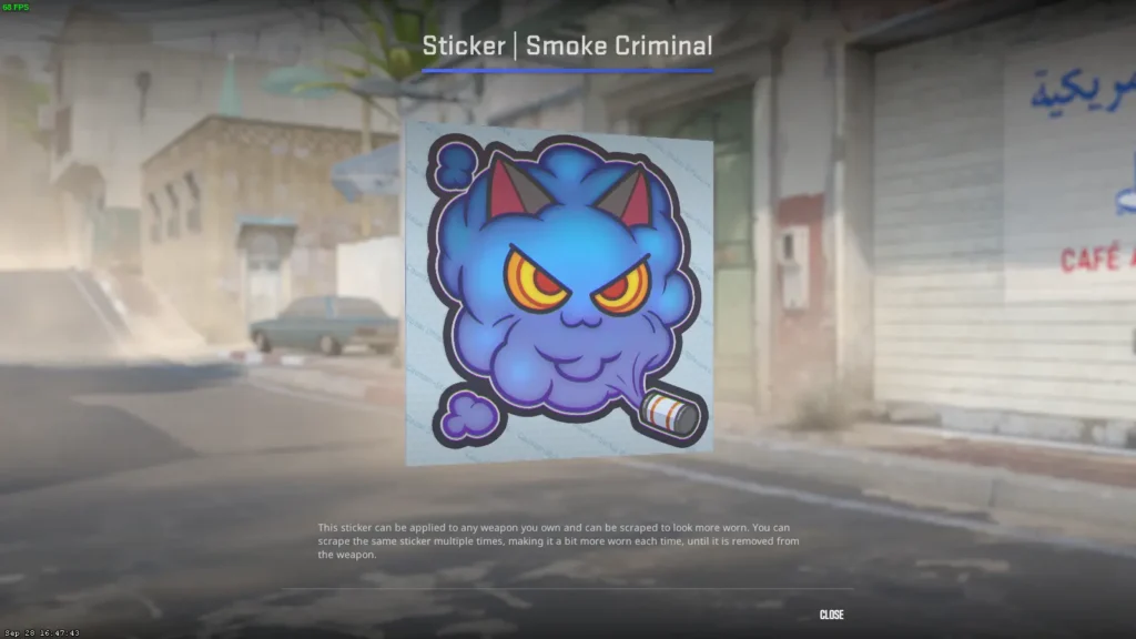 Наклейки синего цвета