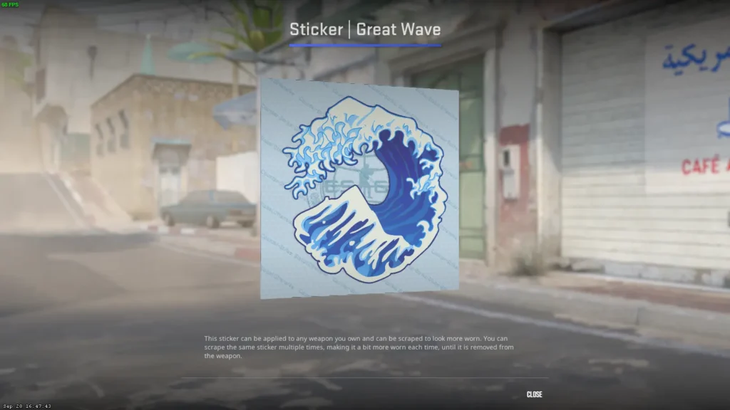 Наклейки синего цвета