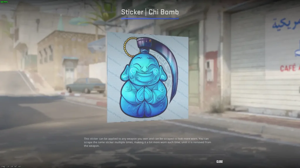 Наклейки синего цвета