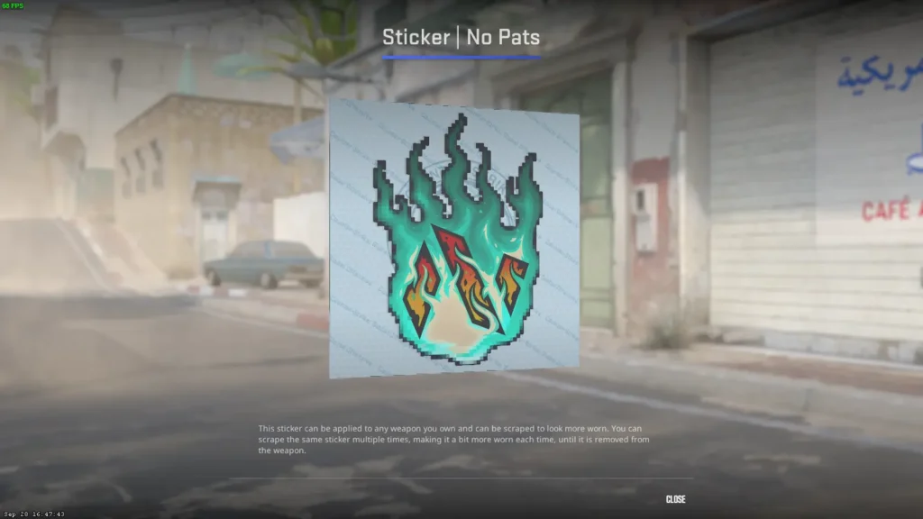 Наклейки синего цвета