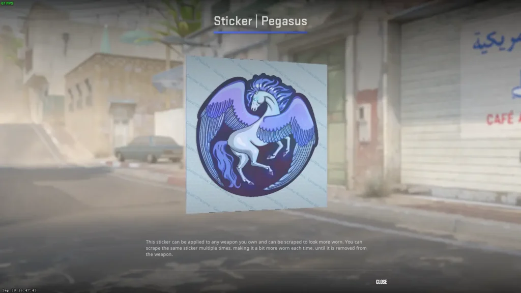 Наклейки синего цвета