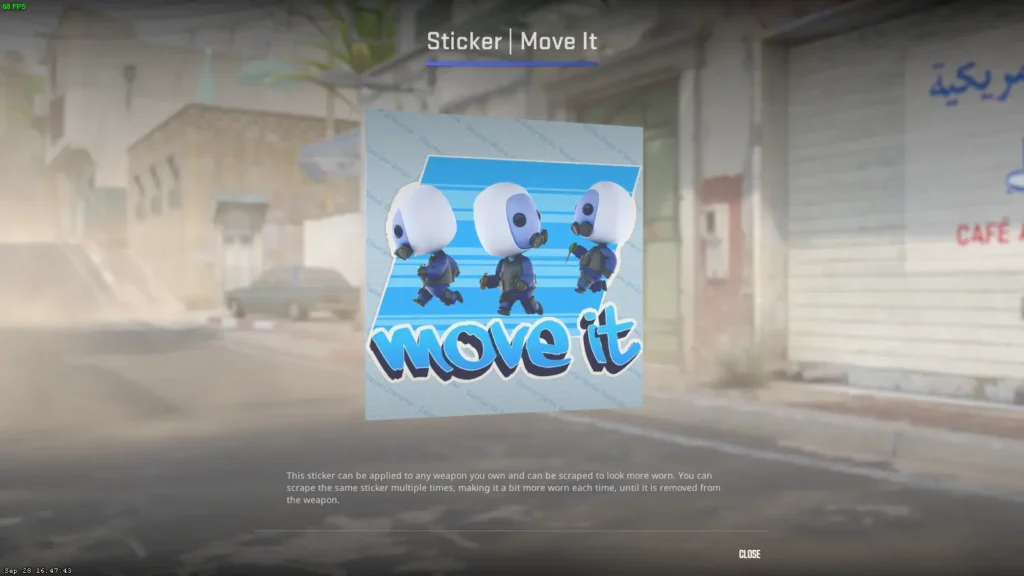 Наклейки синего цвета