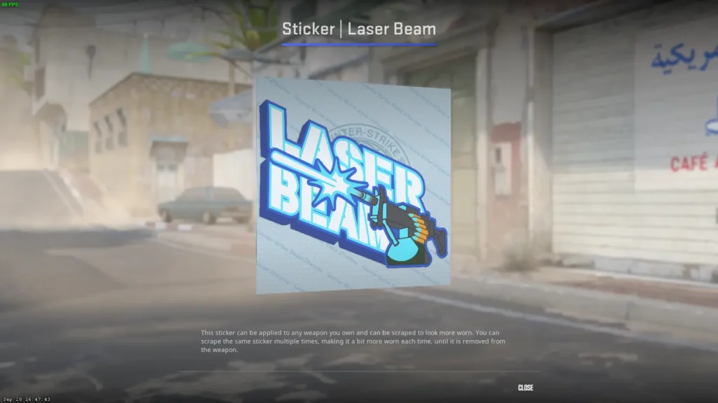 Наклейки синего цвета