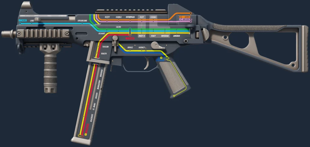 Недорогие и красивые скины на пистолеты-пулеметы