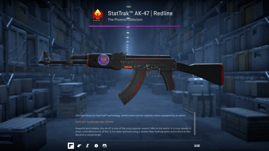 У bondik счетчик StatTrak остановился после 999 999 убийств