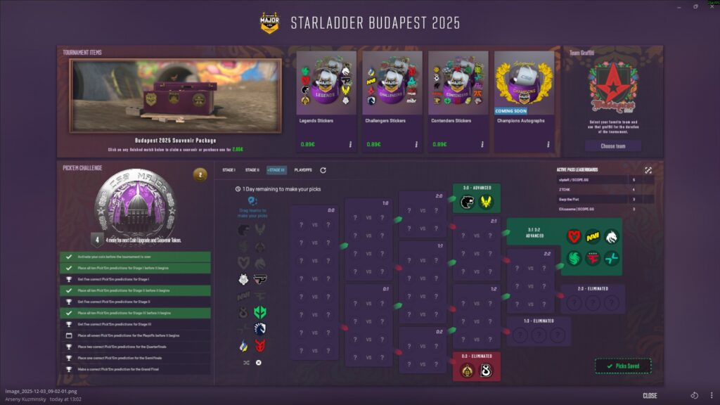 Прогнозы Pick&rsquo;Em Challenge на StarLadder Budapest Major