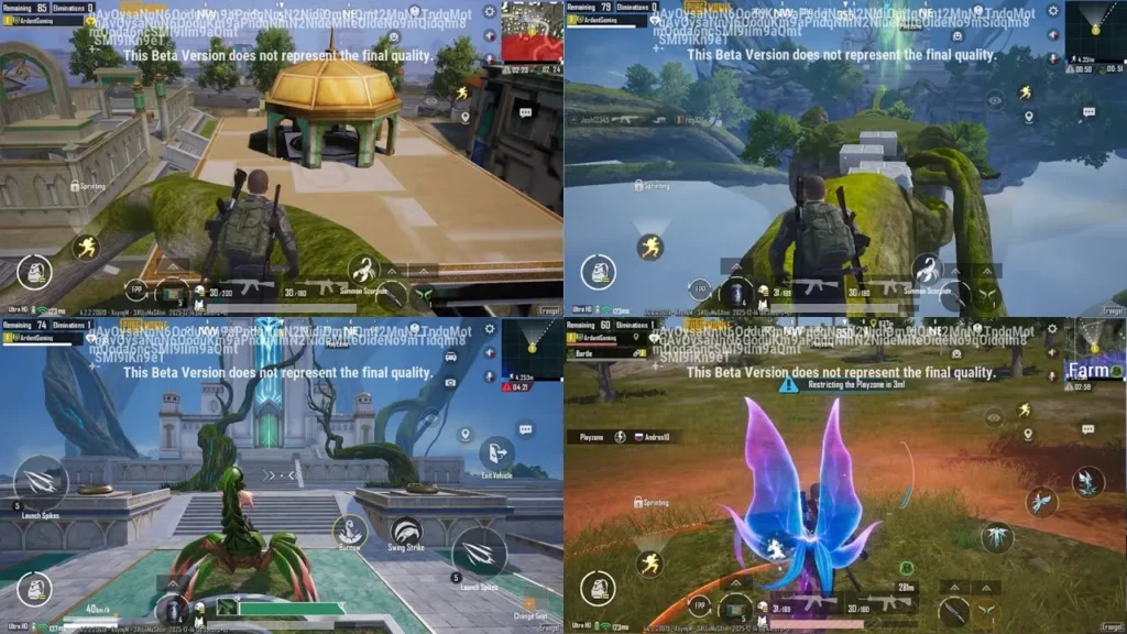 Скриншоты обновления 4.2 для PUBG Mobile