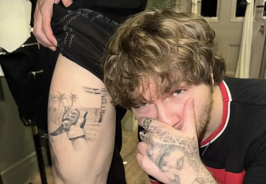 Друг CYPHER набил тату с «хайлайтом» британца против Virtus.pro в 2023 году