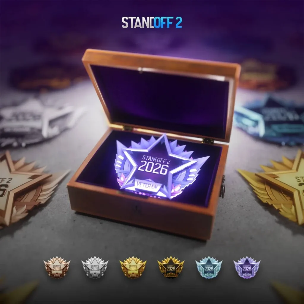 Авторы Standoff 2 представили дизайн медали ветерана за 2026 года