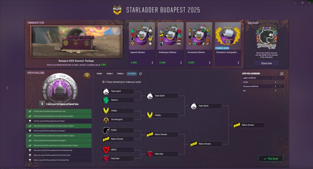 Прогнозы Pick&rsquo;Em Challenge на StarLadder Budapest Major